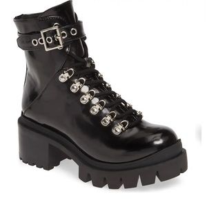 Jeffrey Campbell platform Czech boots